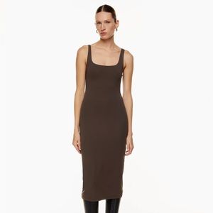 Babaton Contour Brown Dress